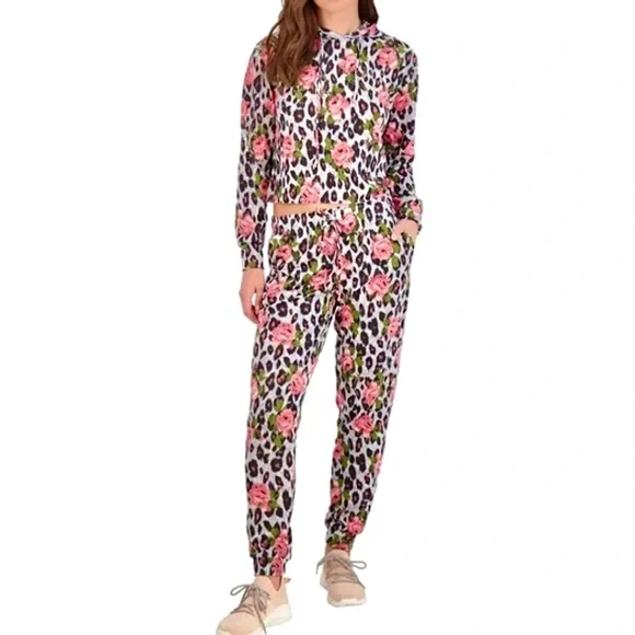 NWT Catherine Malandrino Rose Cheetah Print Set - Picture 2 of 6